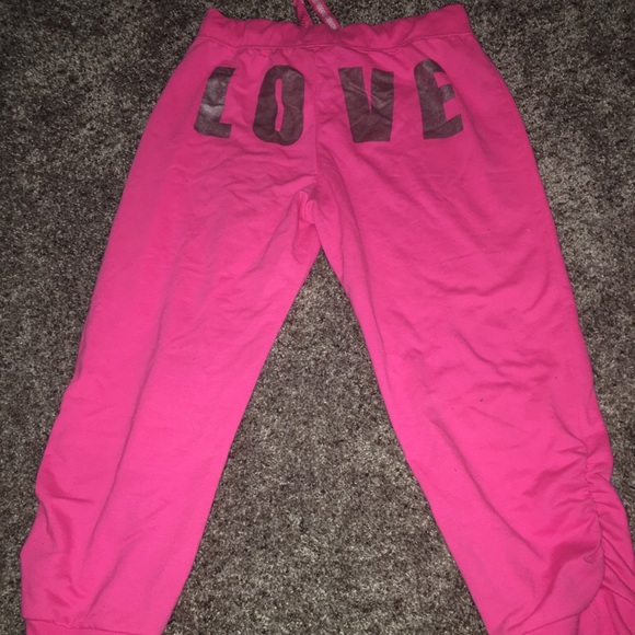 Pink Colored Sweats - Picture 2 of 3